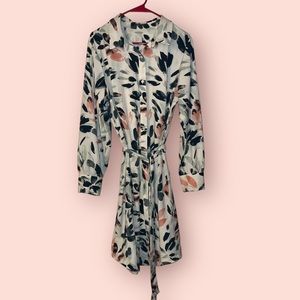 A New Day Floral Print Button Down Dress - XL NWOT